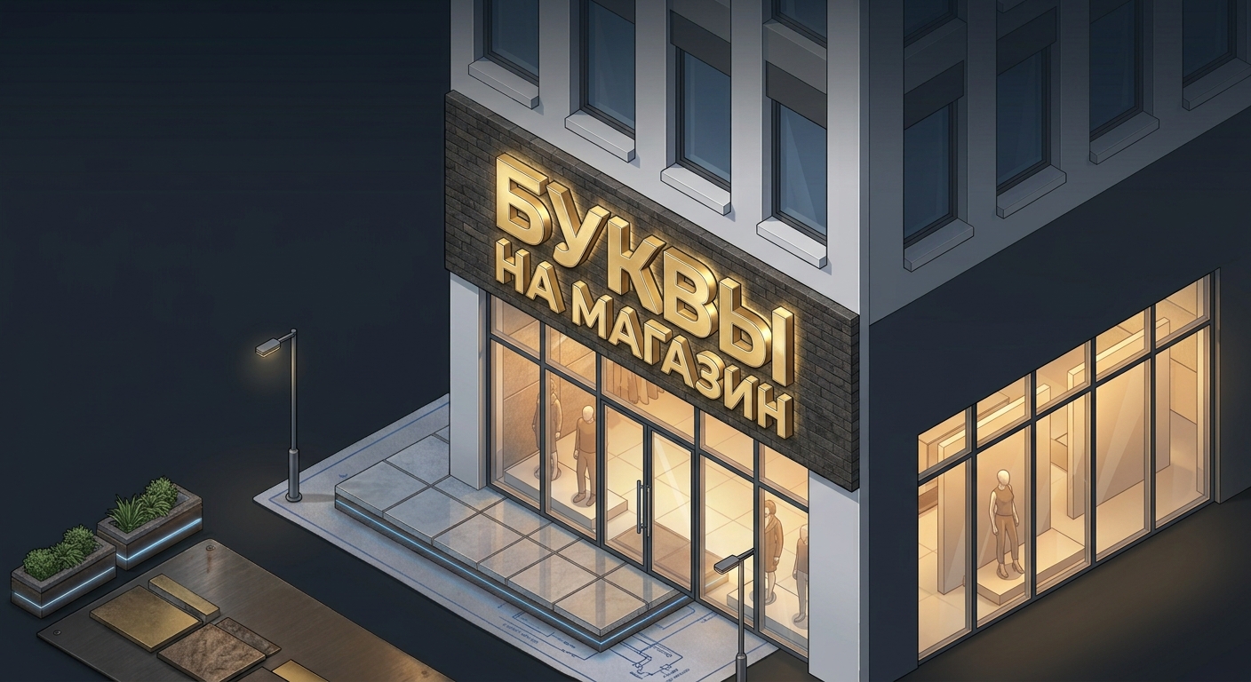 Буквы на магазин