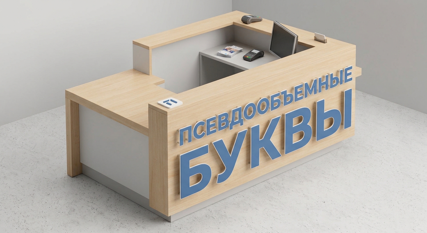 Псевдообъемные буквы